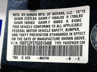 2016 Honda Civic LX