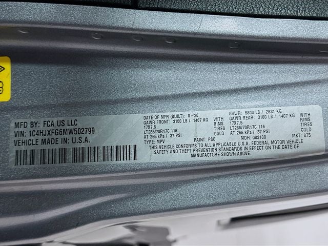 2021 Jeep Wrangler Unlimited Rubicon