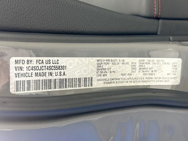 2025 Dodge Durango R/T Plus
