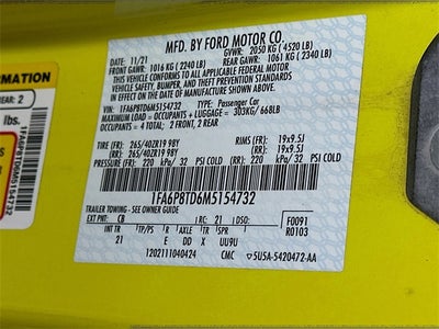 2021 Ford Mustang EcoBoost