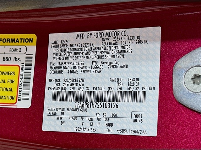 2025 Ford Mustang EcoBoost