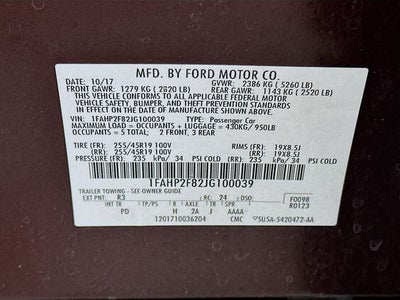 2018 Ford Taurus Limited