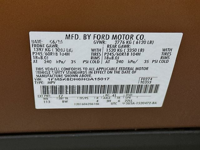 2017 Ford Explorer XLT
