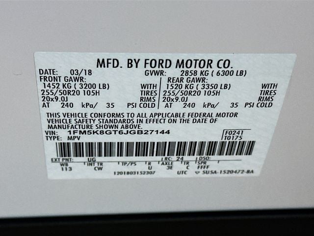 2018 Ford Explorer Sport