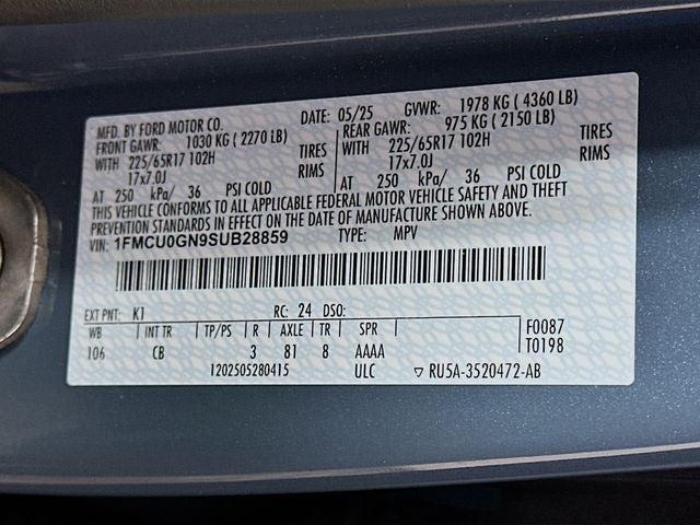 2025 Ford Escape Active