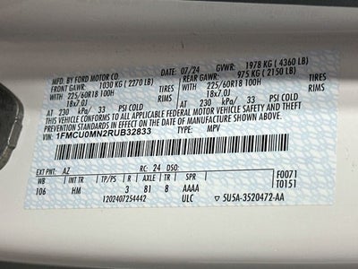2024 Ford Escape ST-Line