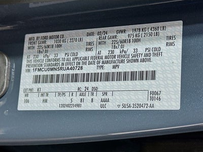 2024 Ford Escape ST-Line