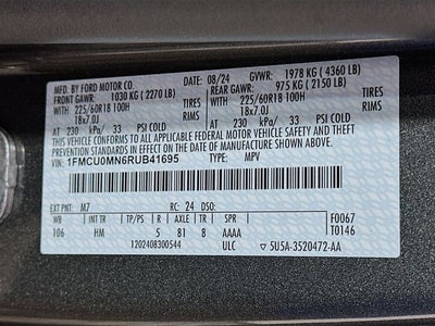 2024 Ford Escape ST-Line