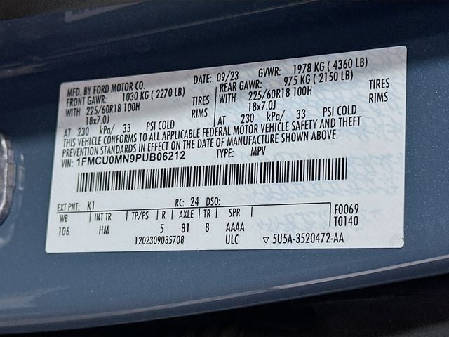 2023 Ford Escape ST-Line