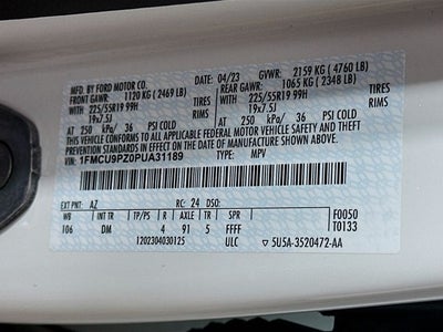 2023 Ford Escape Hybrid ST-Line Elite