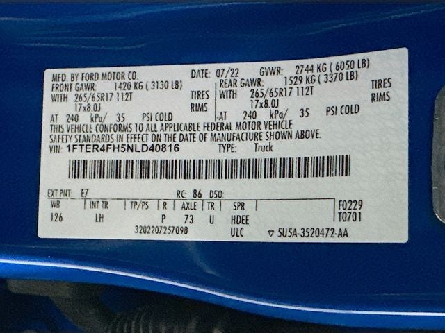 2022 Ford Ranger XLT ROUSCH