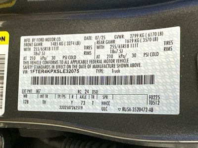 2025 Ford Ranger Lariat