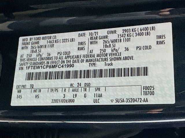 2021 Ford F-150 Lariat