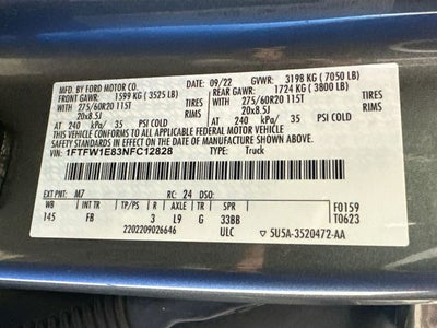 2022 Ford F-150 XLT