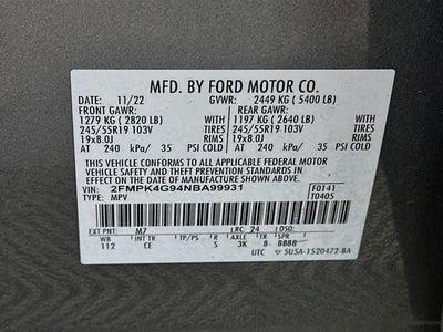 2022 Ford Edge SE