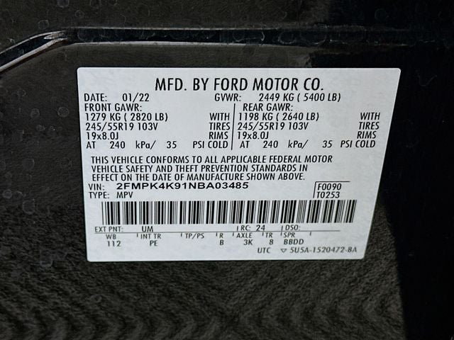 2022 Ford Edge Titanium