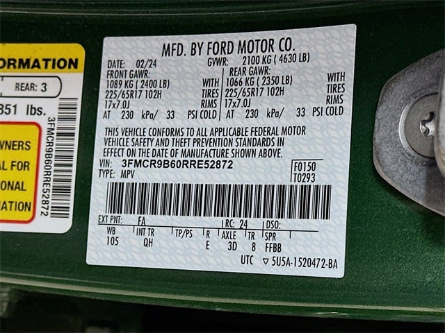 2024 Ford Bronco Sport Big Bend