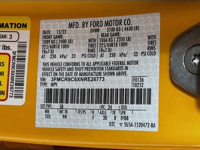 2022 Ford Bronco Sport Outer Banks