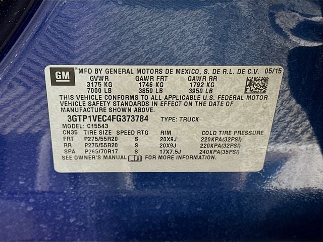 2015 GMC Sierra 1500 SLT