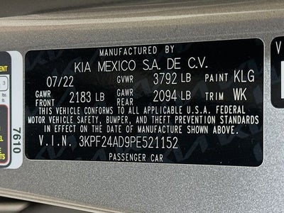 2023 Kia Forte LXS