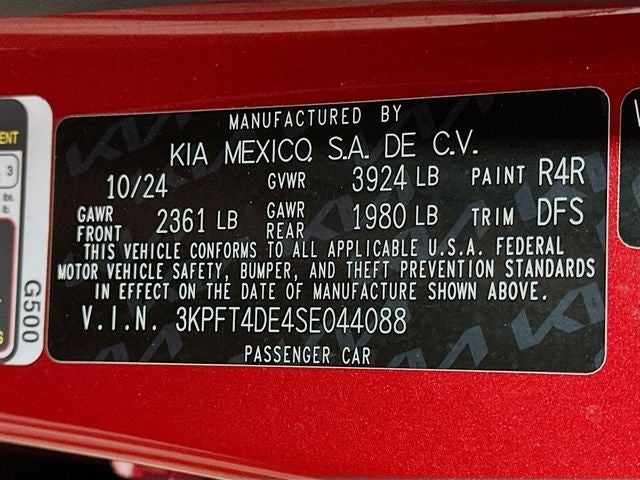 2025 Kia K4 LXS