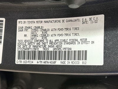 2023 Toyota Tacoma SR5 V6