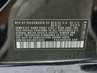 2023 Volkswagen Jetta 1.5T SE