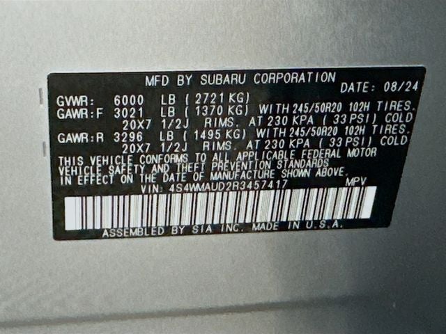 2024 Subaru Ascent Limited