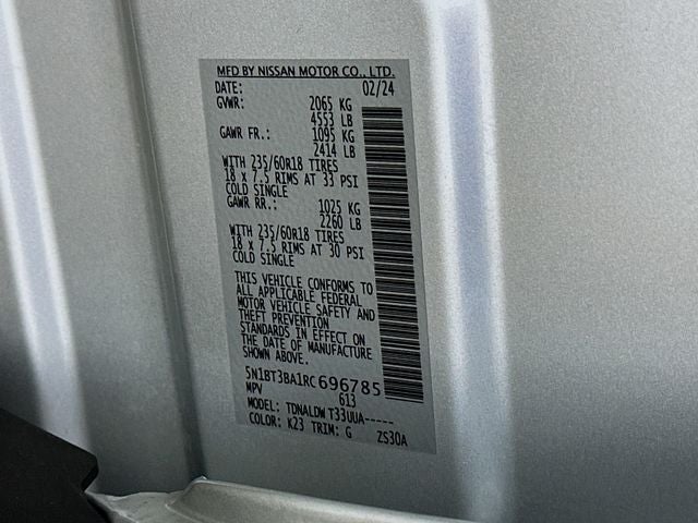 2024 Nissan Rogue SV