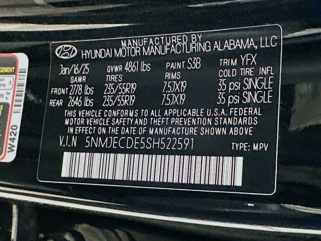 2025 Hyundai Tucson Limited