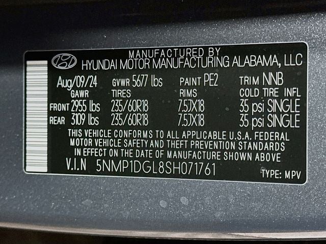 2025 Hyundai Santa Fe SE