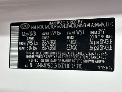 2024 Hyundai Santa Fe Hybrid Calligraphy
