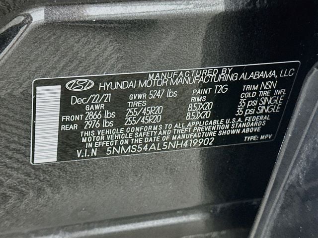 2022 Hyundai Santa Fe Calligraphy