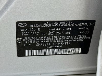 2017 Hyundai Sonata SE