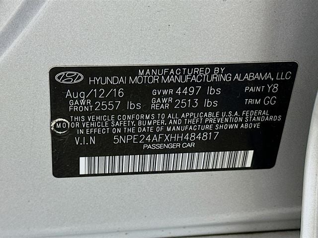 2017 Hyundai Sonata SE