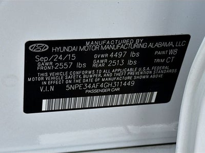 2016 Hyundai Sonata Sport