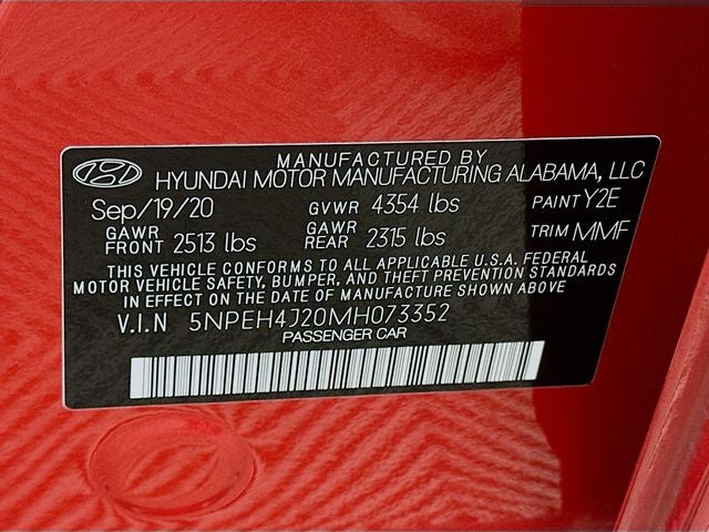 2021 Hyundai Sonata Limited