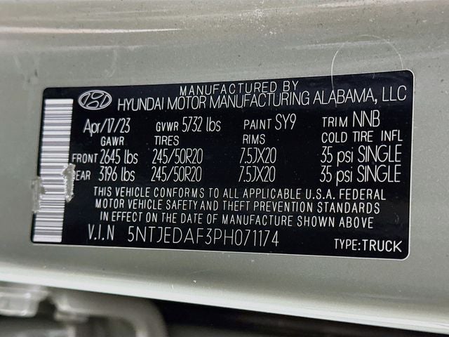 2023 Hyundai Santa Cruz Limited