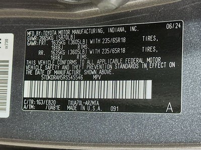 2024 Toyota Highlander LE