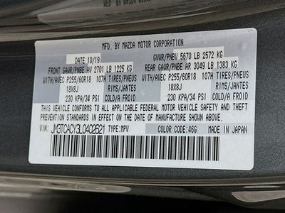 2020 Mazda Mazda CX-9 Touring