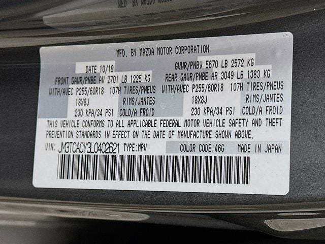 2020 Mazda Mazda CX-9 Touring