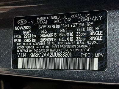 2021 Hyundai Kona SE