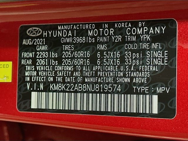 2022 Hyundai Kona SE