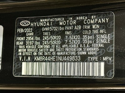 2022 Hyundai Palisade SEL
