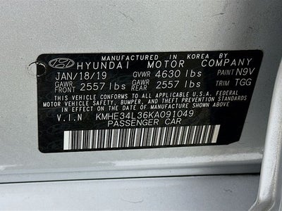 2019 Hyundai Sonata Hybrid Limited