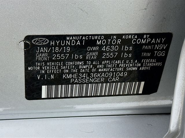 2019 Hyundai Sonata Hybrid Limited