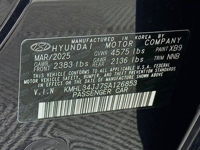 2025 Hyundai Sonata Hybrid SEL