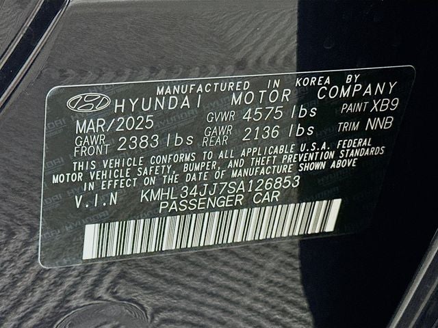 2025 Hyundai Sonata Hybrid SEL