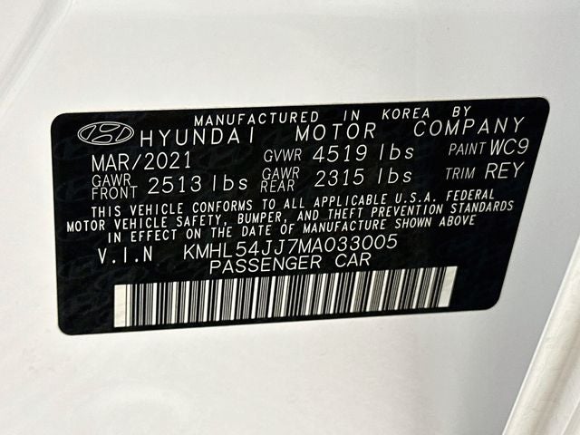 2021 Hyundai Sonata Hybrid Limited