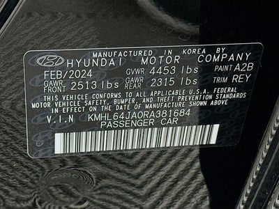 2024 Hyundai Sonata SEL